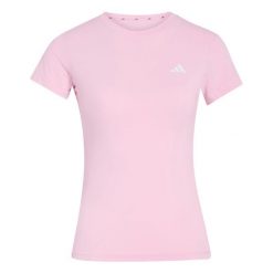 Koszulka damska adidas Power Essentials. Czerwone bluzki damskie Adidas, bez wzorów, sportowe, bez kołnierzyka, bez ramiączek. Za 188.00 zł.