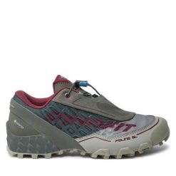 Buty do biegania Dynafit. Zielone obuwie sportowe damskie Dynafit, bez wzorów, bez zapięcia, do biegania. Za 579.99 zł.
