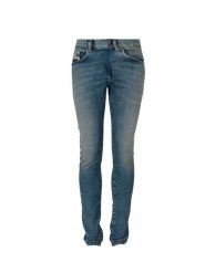 Diesel Jeansy "D-Strukt" | A12025-R9D81 | Kobieta | Niebieski. Niebieskie jeansy damskie Diesel, bez wzorów, z bawełny. W wyprzedaży za 399.00 zł.
