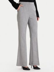 Maryley Spodnie materiałowe MARYLEY-25IB587 Szary Regular Fit. Szare spodnie materiałowe damskie Maryley, bez wzorów, z materiału. Za 349.99 zł.