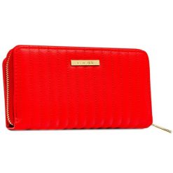 Duży pikowany portfel damski na karty wykonany ze skóry ekologicznej poziomy na zatrzask i suwak 4U CAVALDI CHWJ-08. Portfele damskie 4U Cavaldi, ze skóry ekologicznej. Za 45.00 zł.