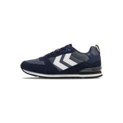 Buty do chodzenia dla dorosłych Hummel Monaco 86. Niebieskie obuwie sportowe damskie Hummel, bez wzorów, bez zapięcia, trekkingowe. Za 248.85 zł.