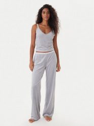 Juicy Couture Piżama JCLPJ225516 Szary Regular Fit. Szare piżamy damskie Juicy Couture, bez wzorów, z syntetyku, bez ramiączek. Za 399.99 zł.