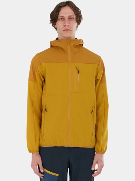 Kurtka softshell męska Fundango Alloy. Zielone kurtki męskie FUNDANGO, l, bez wzorów, z materiału, z kapturem. Za 599.00 zł.