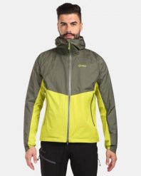Męska kurtka hardshell Kilpi HURRICANE-M. Zielone kurtki męskie Kilpi, l, bez wzorów, z hardshellu, z kapturem. Za 731.89 zł.