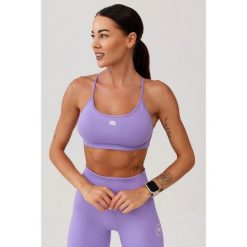 Stanik sportowy bezszwowy Rough Radical Seamless Glow Bra. Fioletowe bielizna sportowa damska ROUGH RADICAL, bez wzorów. W wyprzedaży za 103.92 zł.