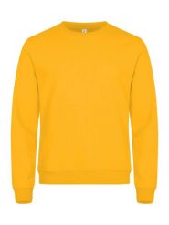 Clique Miami Roundneck - Klasyczna bluza unisex z recyklingu – Lemon. Żółte bluzy damskie CLIQUE, l, bez wzorów, z bawełny, klasyczne, bez ramiączek, bez kaptura. Za 164.44 zł.