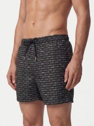 BOSS Szorty kąpielowe Danio 50566472 Czarny Regular Fit. Czarne kąpielówki męskie Boss, m, bez wzorów, z syntetyku. Za 339.99 zł.