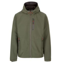Męska Kurtka Soft Shell Marlon. Szare kurtki męskie Trespass, m, bez wzorów, z softshellu, bez kaptura, trekkingowe. Za 328.99 zł.