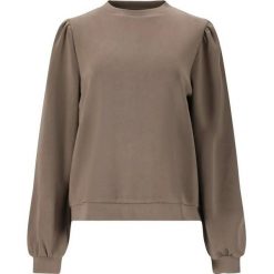 Bluza z rękawami balonowymi damska Athlecia Jillnana V2. Brązowe bluzy damskie Athlecia, bez wzorów, bez ramiączek, bez kaptura. Za 256.00 zł.