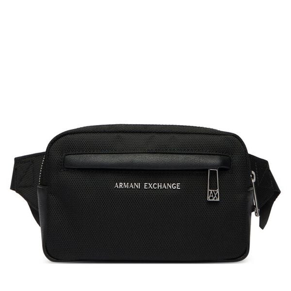 Nerka Armani Exchange. Czarne saszetki i nerki męskie Armani Exchange, bez wzorów. Za 273.99 zł.