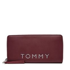 Portfel Tommy Jeans. Czerwone portfele damskie Tommy Jeans, z jeansu. Za 189.99 zł.