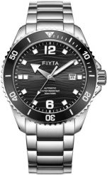 Zegarek męski Fiyta DGA33002.WBW srebrny. Szare zegarki męskie Fiyta, bez wzorów, srebrne. Za 1,450.00 zł.