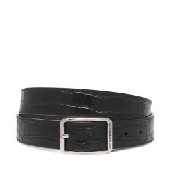 Pasek Emporio Armani. Czarne paski męskie Emporio Armani. Za 709.99 zł.