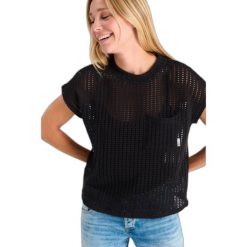 Damski tank top Le Temps des cerises Gafo. Czarne topy damskie Le Temps Des Cerises, bez wzorów, bez kołnierzyka, bez ramiączek. Za 191.50 zł.