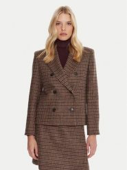 Weekend Max Mara Marynarka Gerusia 2525046032 Brązowy Regular Fit. Brązowe marynarki i żakiety damskie Weekend Max Mara, bez wzorów, z wełny, bez kołnierzyka, bez ramiączek. Za 1,969.00 zł.