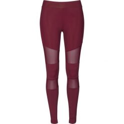 Damskie legginsy Urban Classic mesh. Czerwone legginsy damskie Urban Classics, bez wzorów, z meshu. Za 149.00 zł.
