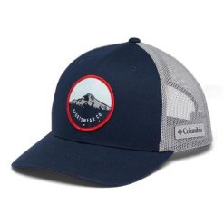 Czapka z daszkiem Columbia Mesh Snap Back. Niebieskie czapki damskie Columbia, bez wzorów, z bawełny, sportowe. Za 118.00 zł.