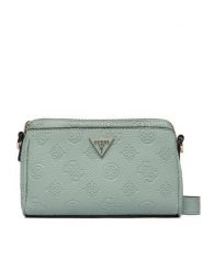 Guess Torebka Cresidia II Mini HWPD98 tore88720 Niebieski. Niebieskie listonoszki damskie Guess, z aplikacjami, ze skóry, bez dodatków. Za 549.99 zł.