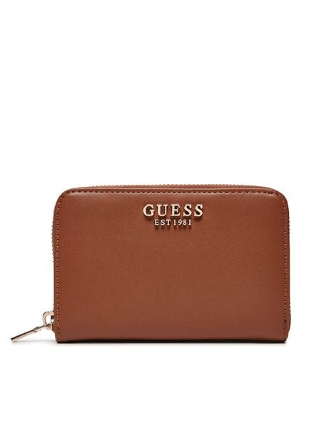 Guess Portfel Laurel SWVC85 00140 Brązowy. Brązowe portfele damskie Guess, ze skóry. Za 139.99 zł.