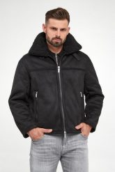 Kożuch męski ARMANI EXCHANGE. Płaszcze męskie Armani Exchange, m, bez wzorów, bez kołnierzyka, bez kaptura. W wyprzedaży za 917.40 zł.