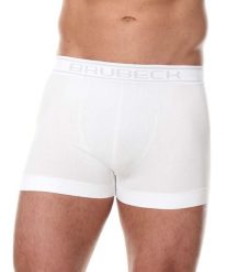 Bokserki męskie bawełniane Brubeck classic COMFORT COTTON. Białe bokserki męskie Brubeck, bez wzorów, z bawełny. Za 41.99 zł.