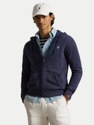 Polo Ralph Lauren Bluza 710A12480001 Granatowy Regular Fit. Niebieskie bluzy męskie Polo Ralph Lauren, l, bez wzorów, z bawełny, bez ramiączek, bez kaptura. Za 859.99 zł.