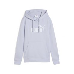 Damska bluza z kapturem z logo No.1 ESS PUMA Cool Weather Blue. Niebieskie bluzy damskie Puma, l, bez wzorów, sportowe, bez ramiączek, z kapturem. W wyprzedaży za 104.00 zł.
