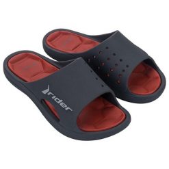 Buty klapki sportowe męskie Rider Bay XIV Ad. Czerwone klapki męskie Rider, bez wzorów, bez zapięcia. Za 129.00 zł.