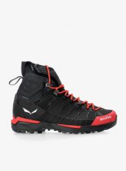 Buty wysokogórskie damskie Salewa Ortles Light Mid PTX. Czarne obuwie trekkingowe damskie Salewa, z nylonu, bez zapięcia. Za 1,115.00 zł.