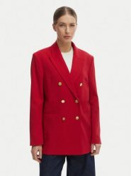 Tommy Hilfiger Marynarka WW0WW50784 Czerwony Relaxed Fit. Czerwone marynarki i żakiety damskie Tommy Hilfiger, bez wzorów, z syntetyku, bez kołnierzyka, bez ramiączek. Za 1,399.00 zł.