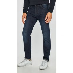 Armani Exchange - Jeansy. Niebieskie jeansy męskie Armani Exchange, z bawełny. W wyprzedaży za 329.90 zł.