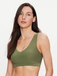 Chantelle Biustonosz top Soft Stretch C16A10 Zielony. Zielone topy damskie Chantelle, s, bez wzorów, z syntetyku, bez kołnierzyka, bez ramiączek. Za 169.99 zł.