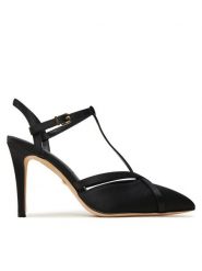 Guess Szpilki 4BGZ30 7232A Czarny. Czarne szpilki damskie Guess, z aplikacjami, z materiału, bez obcasa, na szpilce, bez zapięcia. Za 569.99 zł.