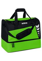 Torba sportowa z dolną przegrodą Erima Six Wings. Czarne torby na ramię męskie Erima, z poliesteru, na ramię, duże. Za 97.99 zł.