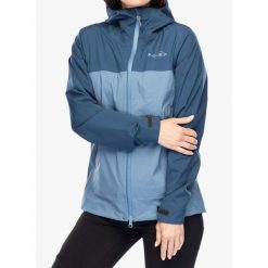 Kurtka przeciwdeszczowa damska Inov-8 Venturelite Jacket FZ. Niebieskie kurtki sportowe damskie Inov-8, bez wzorów, bez ramiączek, bez kaptura, trekkingowe. Za 686.99 zł.