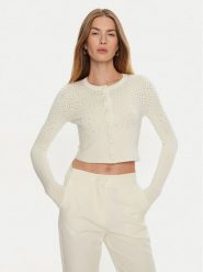 Marciano Guess Sweter JEN 4BGR61 5439Z Écru Regular Fit. Swetry nierozpinane damskie Marciano Guess, xl, z aplikacjami, z wiskozy, bez kołnierzyka, bez ramiączek. Za 599.99 zł.