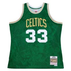 Koszulka Boston Celtics Swingman CNY 4.0 1985/86. Zielone bluzki damskie Mitchell & Ness, bez wzorów, sportowe, bez kołnierzyka, bez ramiączek. Za 636.50 zł.