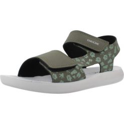 Sandały GEOX J SANDAL LIGHTFLOPPY Zielony. Zielone sandały męskie Geox, na lato, bez wzorów, z syntetyku, bez zapięcia. Za 141.99 zł.