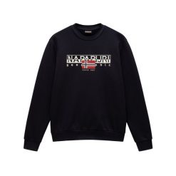 Bluza z kapturem Napapijri B-Aylmer C. Czarne bluzy sportowe męskie Napapijri, m, bez wzorów, z kapturem. W wyprzedaży za 287.50 zł.