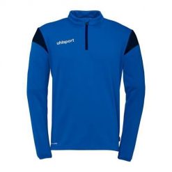 Bluza treningowa męska Uhlsport Squad 27. Niebieskie bluzy męskie Uhlsport, m, bez wzorów, sportowe, bez ramiączek, bez kaptura. Za 190.50 zł.