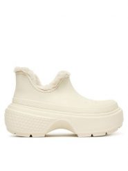 Crocs Śniegowce Stomp Lined Shorty Boot 210673 Écru. Śniegowce damskie Crocs, z tworzywa sztucznego, bez zapięcia. Za 399.99 zł.