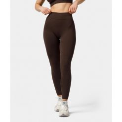 Legginsy bezszwowe push-up Carpatree Elite brązowe. Brązowe legginsy damskie Carpatree, bez wzorów, z elastanu. W wyprzedaży za 169.99 zł.