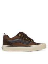 Vans Tenisówki Knu Skool VN000D22DFO1 Brązowy. Brązowe trampki męskie Vans, bez wzorów, z materiału, bez zapięcia. Za 429.99 zł.