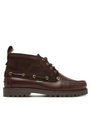 Barbour Trzewiki Harle MFO0848BR98 Brązowy. Brązowe botki męskie Barbour, bez wzorów, ze skóry, bez obcasa, bez zapięcia. Za 789.99 zł.