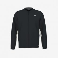 Kurtka męska BREAKER Jacket. Czarne kurtki sportowe męskie Head, m, bez wzorów, z elastanu, bez kaptura. W wyprzedaży za 308.00 zł.