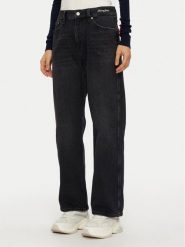 Tommy Jeans Jeansy Betsy DW0DW19739 Czarny Wide Leg. Czarne jeansy damskie Tommy Jeans, bez wzorów, z bawełny. Za 599.99 zł.