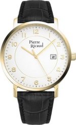 Zegarek Pierre Ricaud Zegarek męski Pierre Ricaud P97229.1223XLQ czarny. Czarne zegarki męskie Pierre Ricaud, bez wzorów. Za 325.00 zł.