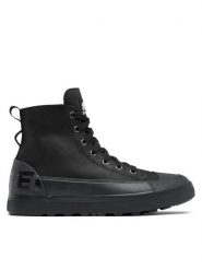 Sorel Trampki Metro™ II Sneak Wp 2048571011 Czarny. Czarne trampki męskie Sorel, bez wzorów, ze skóry, bez zapięcia. Za 439.99 zł.