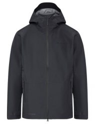 Kurtka Hardshell M Elope 3L. Czarne kurtki sportowe męskie Vaude, l, bez wzorów, z hardshellu, bez kaptura, narciarskie. Za 1,186.95 zł.